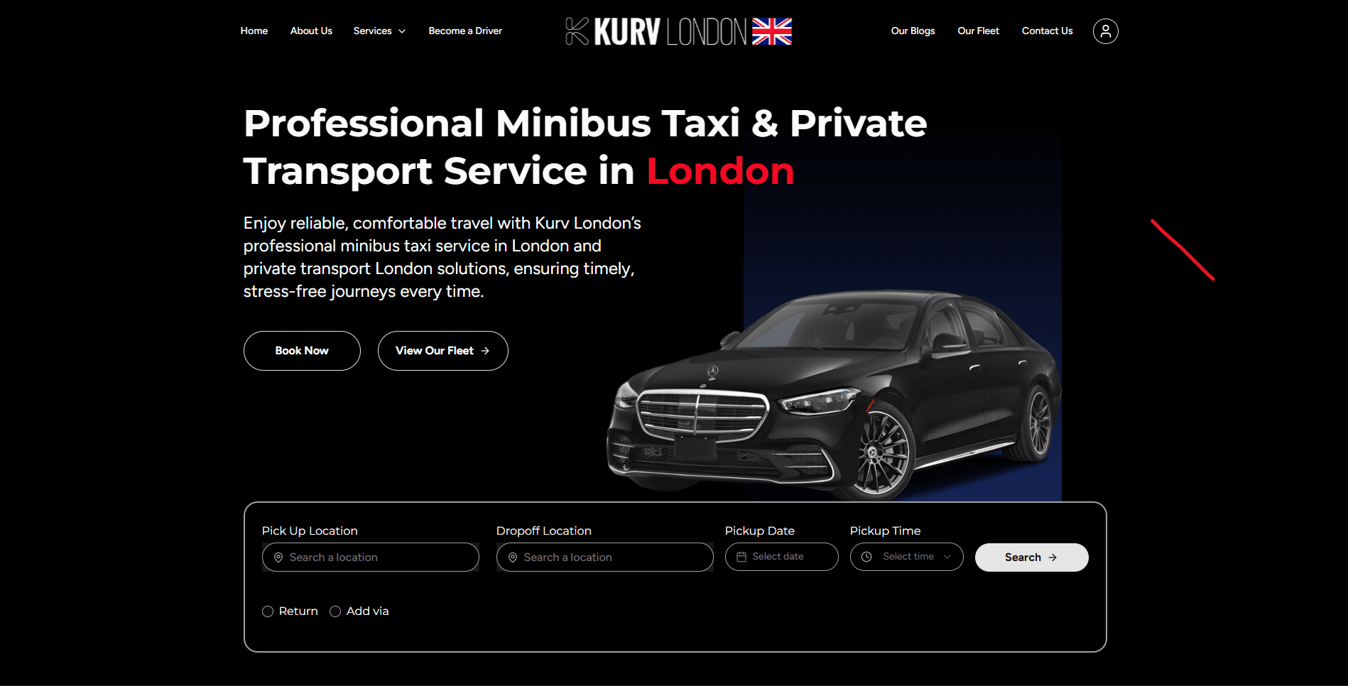 Preview of Kurv London project